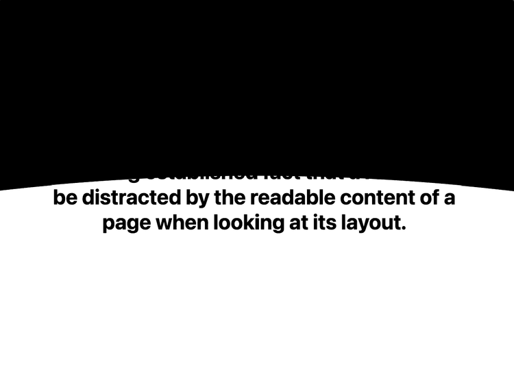 How to make an animated loading screen using a curved SVG