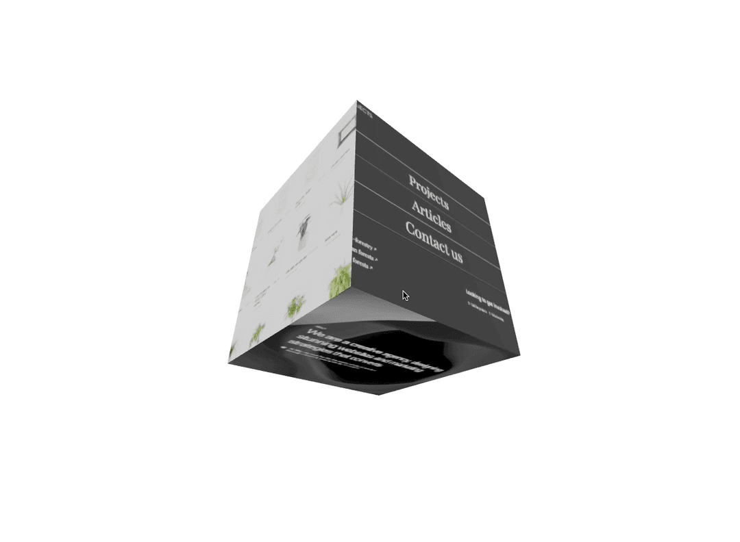 Build a Simple 3D Animated Cube using Three.js, Next.js and Framer Motion