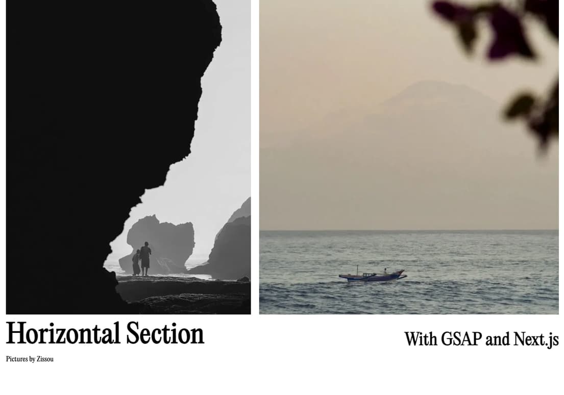 How to Make a Horizontal Scroll Section with GSAP and Next.js